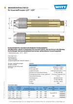 Brennrohrhalter Mit Sv D