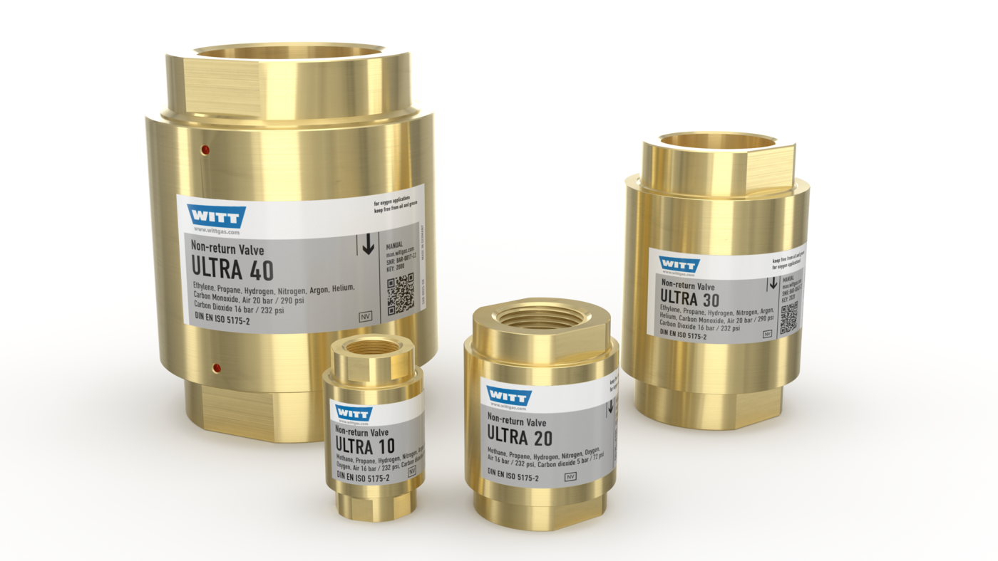 New high performance gas nonreturn valves from WITT