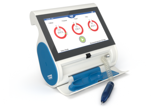 Analyseur de gaz OXYPAD: stylo ergonomique et avec logement pratique