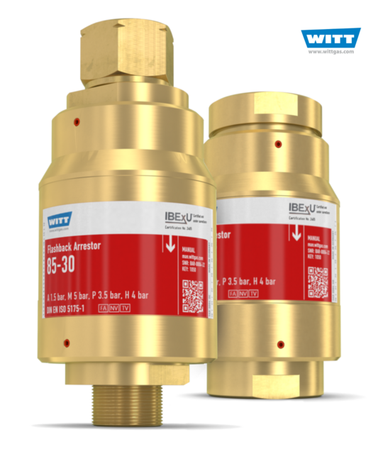 Witt Flashback Arrestors 85 30 Fuel Gases