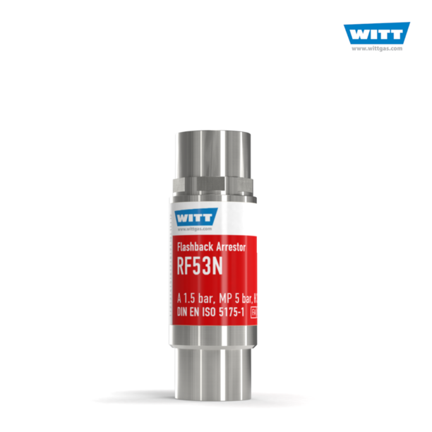 Flashback Arrestor RF53N Stainless Steel for fuel gases