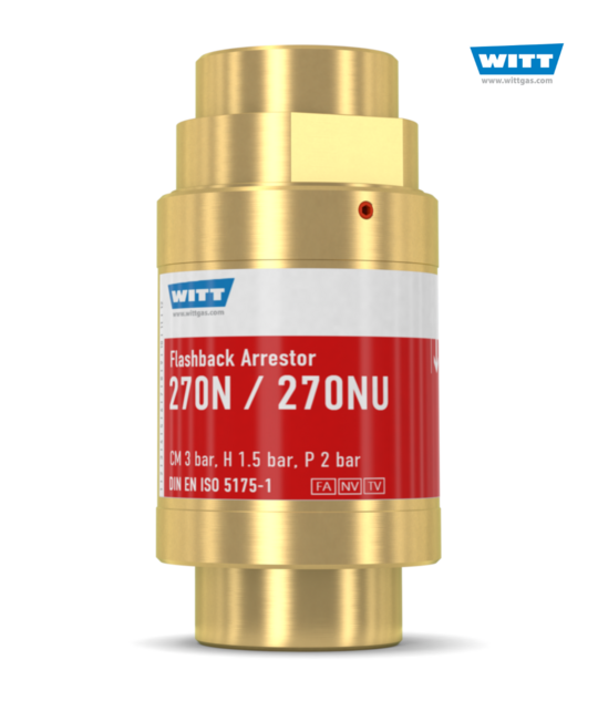 Válvula antirretroceso de llama 270N/NU 