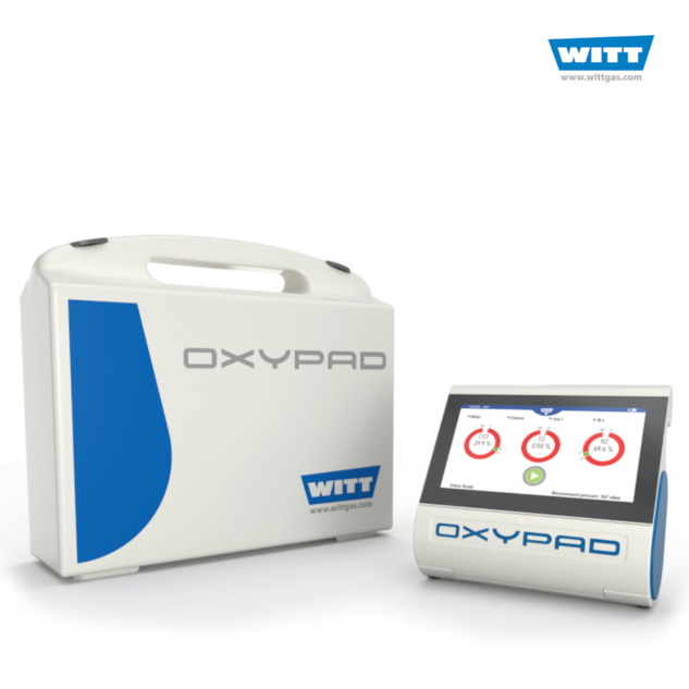 Analizzatore di gas OXYPAD con valigetta