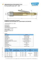 Brennrohrhalter Kompakt D