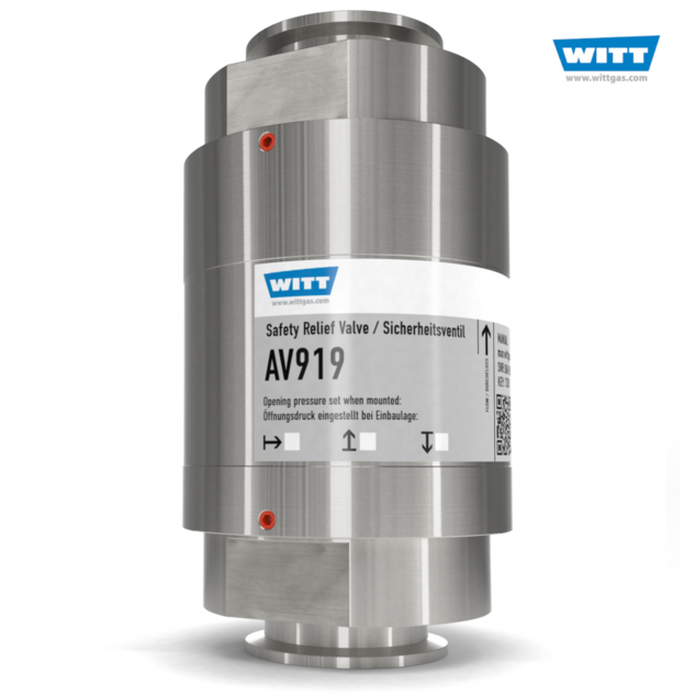  AV919 with flange connections 