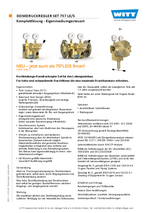 Domdruckregler 757le D
