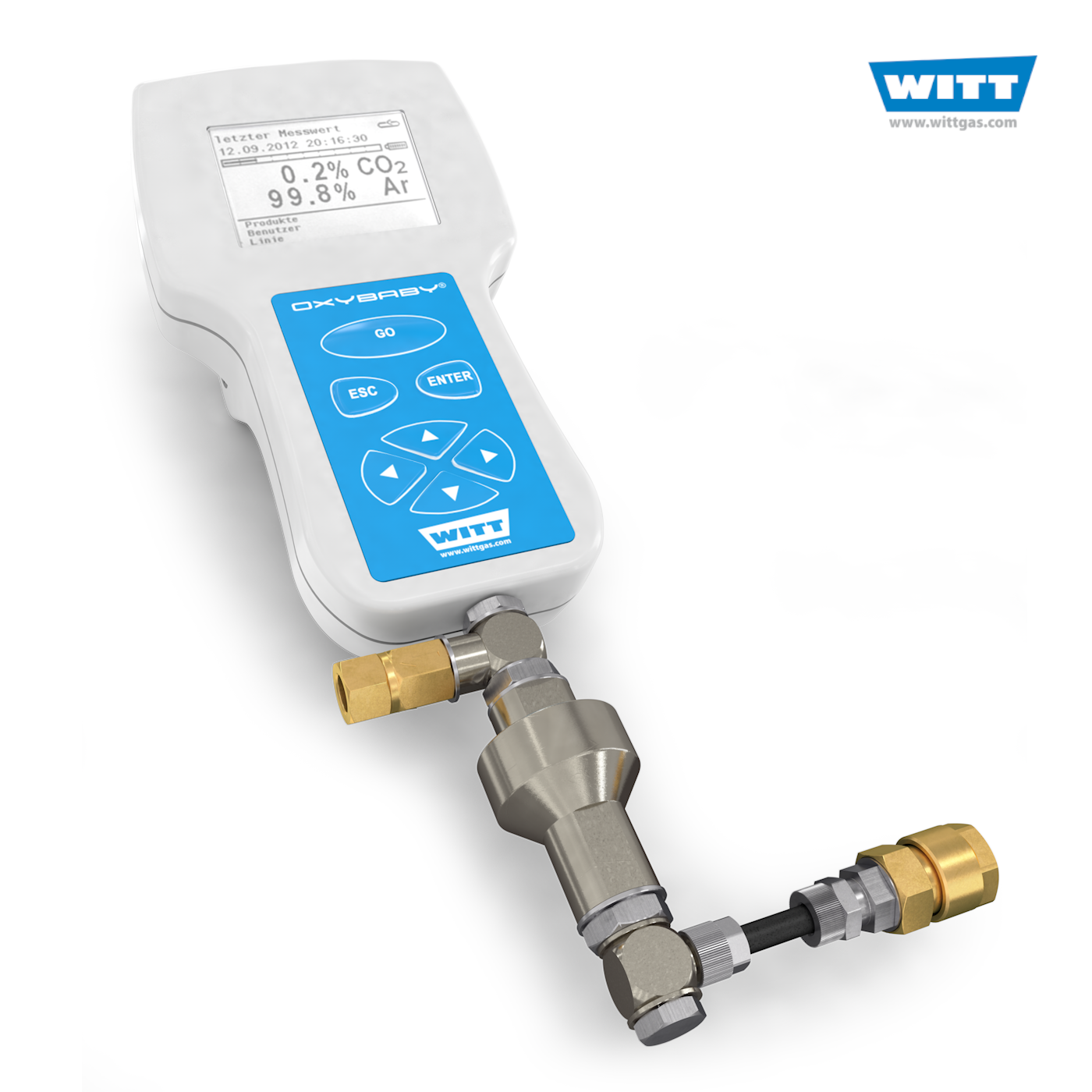 Set complet de mesure pression et détection de fuites de gaz