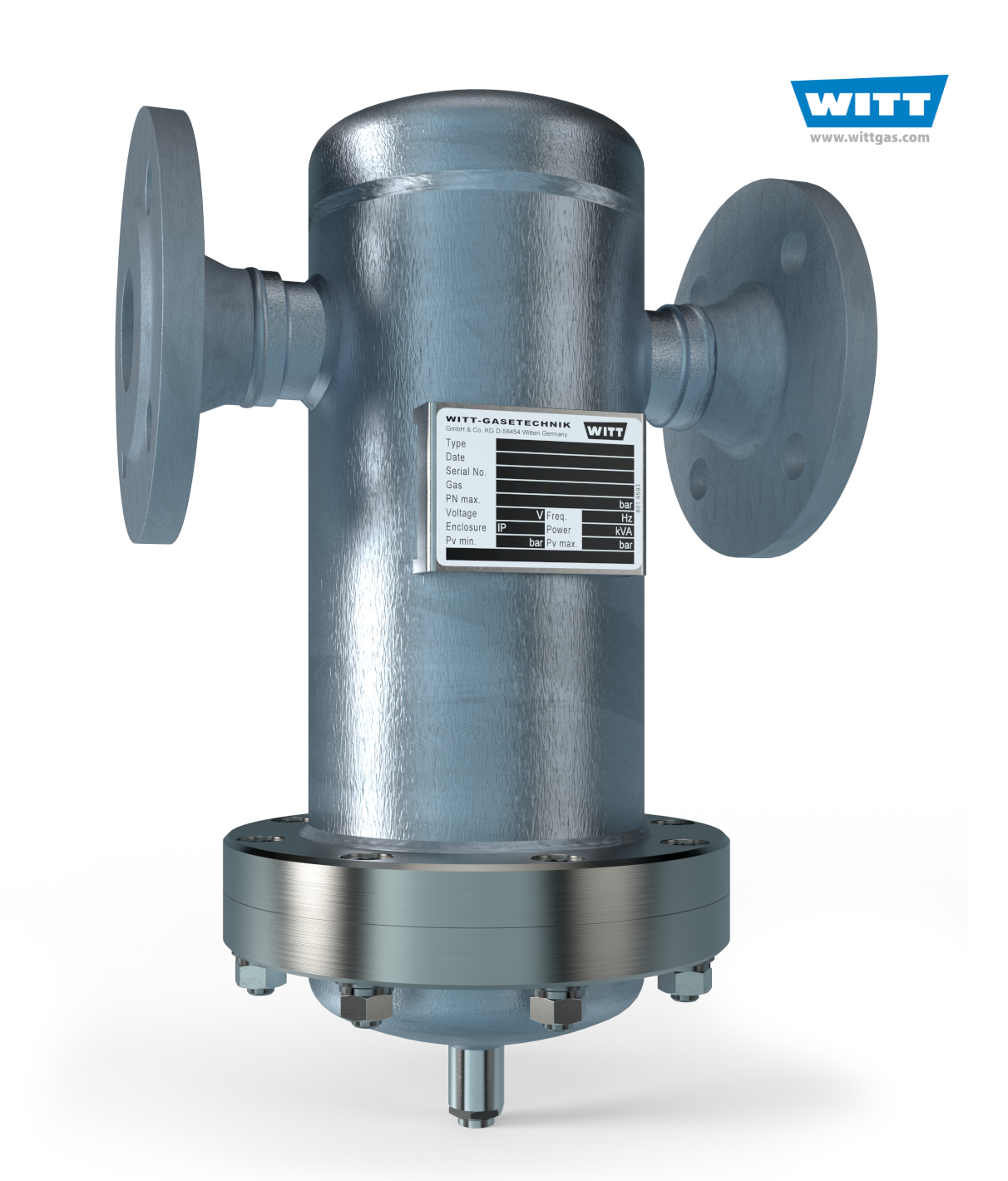 Gas filter outlet